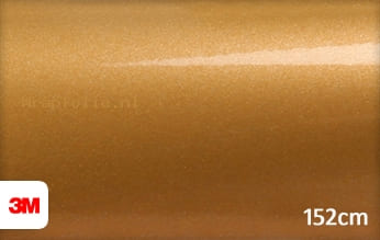 oplichter mat eenzaam 3M 1080 G241 Gloss Gold Metallic - Wrap folie kopen - Wrapfolie NL