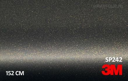 3M 2080 SP242 Satin Gold Dust Black