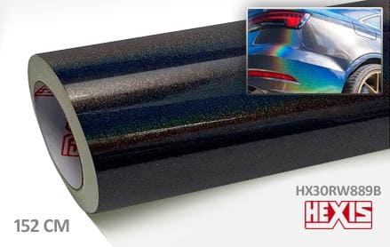 Hexis HX30RW889B Black Rainbow Gloss