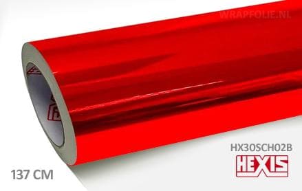 Hexis HX30SCH02B Super Chrome Red Gloss