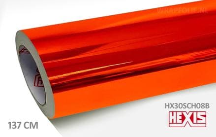 Hexis HX30SCH08B Super Chrome Orange Gloss