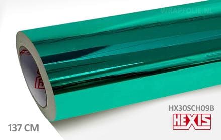 Hexis HX30SCH09B Super Chrome Turquoise Gloss