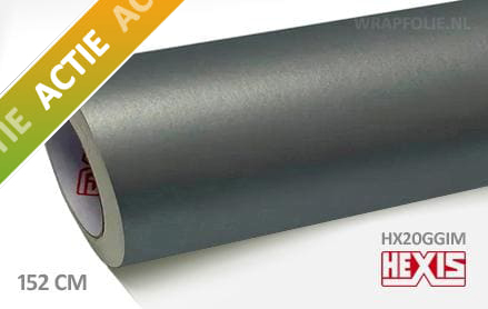 1 mtr Hexis HX20GGIM Frozen Grey Matt