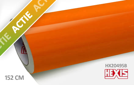 7 mtr Hexis HX20495B Urban Orange Gloss