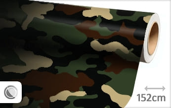 Met opzet campus hoofdstad Camouflage leger folie - Wrap folie kopen - Wrapfolie NL