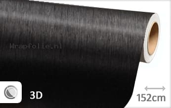 Geborsteld aluminium zwart - Wrap folie kopen - NL